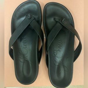 J. Crew Sandals Black New Size 8